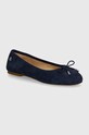 Замшевые балетки Lauren Ralph Lauren Jayna тёмно-синий 802943066003.410