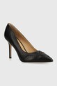 Δερμάτινες γόβες Lauren Ralph Lauren Lynden στιλέτο μαύρο 802946161001.001