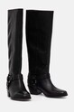 Взуття Шкіряні чоботи Dkny Stace K2436059.BLK чорний