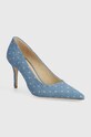 Custommade pantofi cu toc Aljo subțire albastru 000501014.414