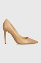 Шкіряні туфлі Guess GABBEN FLTGAB.LEA08.BEIGE бежевий AW24