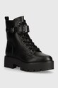 Guess bocanci VAIRES cu snur negru FLTSOM.ELE10.BLACK
