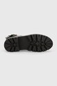 Guess botine VAIRES FLTSOM.PAT10.BLACK negru