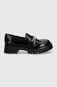 Мокасины Guess ALMOSTY FLTALM.ELE14.BLACK чёрный AW24