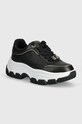 Guess sneakers BERRETT tessile nero FLTBER.ELE12.BLACK