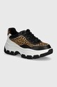 Кроссовки Guess BERRETT кожа чёрный FLTBER.PEL12.LEOPA
