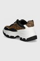 Obuwie Guess sneakersy BERRETT FLTBER.PEL12.LEOPA czarny