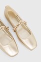 Guess balerini de piele LEVY aur FLTBLE.LEM02.GOLD