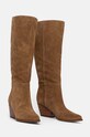 Guess cizme din piele intoarsa CALLY maro FLTCAL.SUE11.BROWN