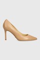 Кожаные туфли Guess DABBEY FLTDAB.LEA08.BEIGE бежевый AW24