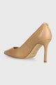 Încălțăminte Guess stilettos de piele DABBEY FLTDAB.LEA08.BEIGE bej