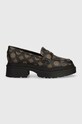 Mokasíny Guess FINDA2 FLTFI2.FAL14.BROWN hnědá AW24