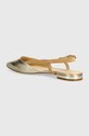 Взуття Шкіряні балетки Guess FOLLIER FLTFOL.LEM05.GOLD золотий