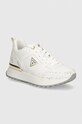 Tenisky Guess KYNNETH imitace kůže bílá FLTKYN.ELE12.WHIGR