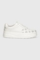 Guess sneakersy QUEENZ FLTQNZ.FAL12.WHIGR biały AW24