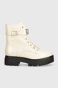 Guess botine VAIRES FLTSOM.PAT10.CREAM bej AW24