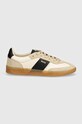 Кожаные кроссовки BOSS Brenta 50523159.260 бежевый AW24