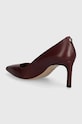 Încălțăminte BOSS stilettos de piele Janet 50498836.605 burgundia
