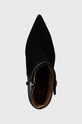 BOSS stivaletti alla caviglia in pelle Janet nero 50523368.001