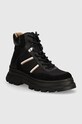 BOSS pantofi Foster neizolat negru 50523507.001