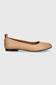 BOSS balerini de piele Dasy 50523555.230 bej AW24