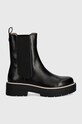 Шкіряні черевики BOSS Rebby 50523611.001 чорний AW24
