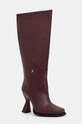 Patrizia Pepe csizma magas burgundia 8Y0100.L048.M496