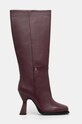Patrizia Pepe csizma 8Y0100.L048.M496 burgundia AW24