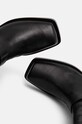 AGL ghete de piele Rina Biker negru D774505PGDESER0000
