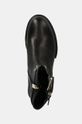 AGL cizme de piele Chunky Lowboot negru D756593PGKA2131013