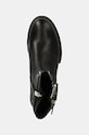 Kožené členkové topánky AGL Chunky Lowboot čierna D756593PGKA2131013