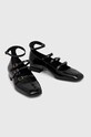 Обувь Кожаные балетки AGL Angie L Straps D557003PCMOON0000 чёрный