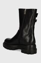 Obuv Kožené členkové topánky AGL Chunky Biker D756589PGKA2131013 čierna