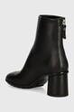 Boty Kožené kotníkové boty AGL Curvy Bootie D245510PGSOFTY0000 černá