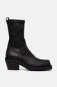 Шкіряні черевики AGL Mota D775500PGK06891013 чорний AW24
