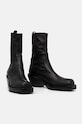 Obuwie AGL botki skórzane Mota D775500PGK06891013 czarny