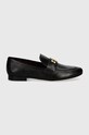Tory Burch mocassini in pelle Eleanor Loafer 158204.006 nero AW24