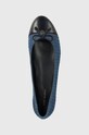 Балетки Tory Burch Quilted Ballet голубой 159391.426