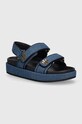 Tory Burch sandale Kira Sport platformă albastru 158954.401