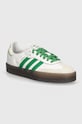 Tenisky adidas Originals Sambae usňová koža biela IE9105