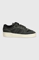 Велурени маратонки adidas Originals Rivalry Low IF4657 черен AW24