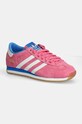 Kožne tenisice adidas Originals Country Japan zrnata koža roza IG4521