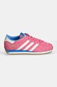 Kožne tenisice adidas Originals Country Japan IG4521 roza AW24