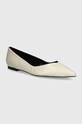 HUGO balerini de piele Maridia bej 50523194.102