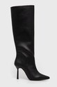 Чоботи HUGO Katniss 50523203.001 чорний AW24