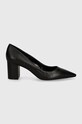 Шкіряні туфлі HUGO Devany 50524828.001 чорний AW24