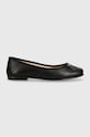 Δερμάτινες μπαλαρίνες Bianco BIAEMILY 11251242 μαύρο AW24