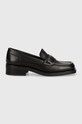Bianco mocasini de piele BIASOFIE 11251307 negru AW24