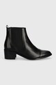 Шкіряні черевики Bianco BIACAROL 26.50096 чорний AW24