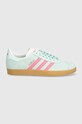 adidas Originals sneakersy zamszowe Gazelle JI1375 turkusowy AW24
